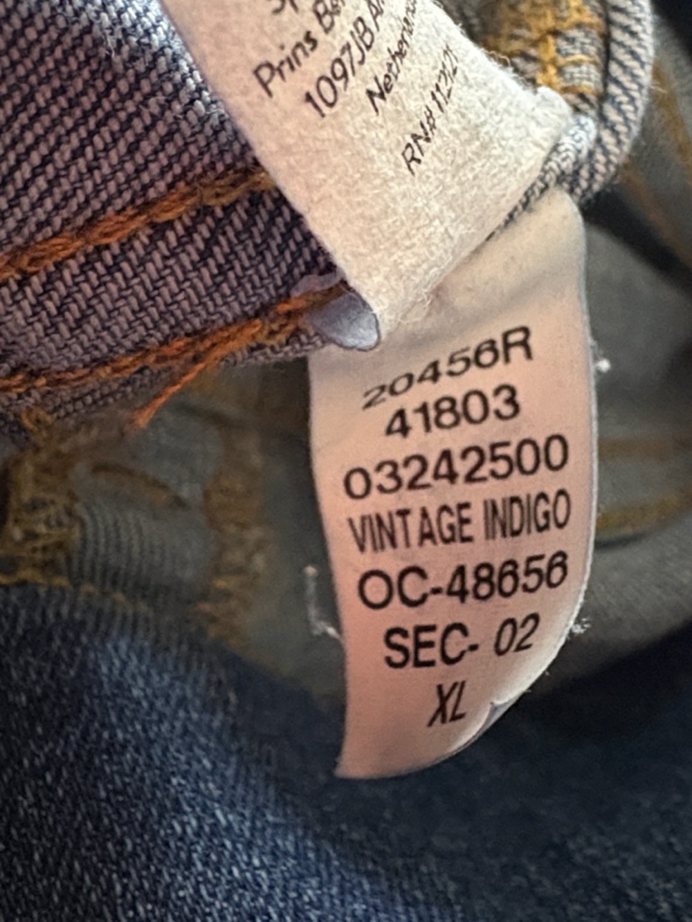 SPANX High Rise Flare Jeans Pull On Shaping Denim Vintage Indigo XL - Picture 16 of 16